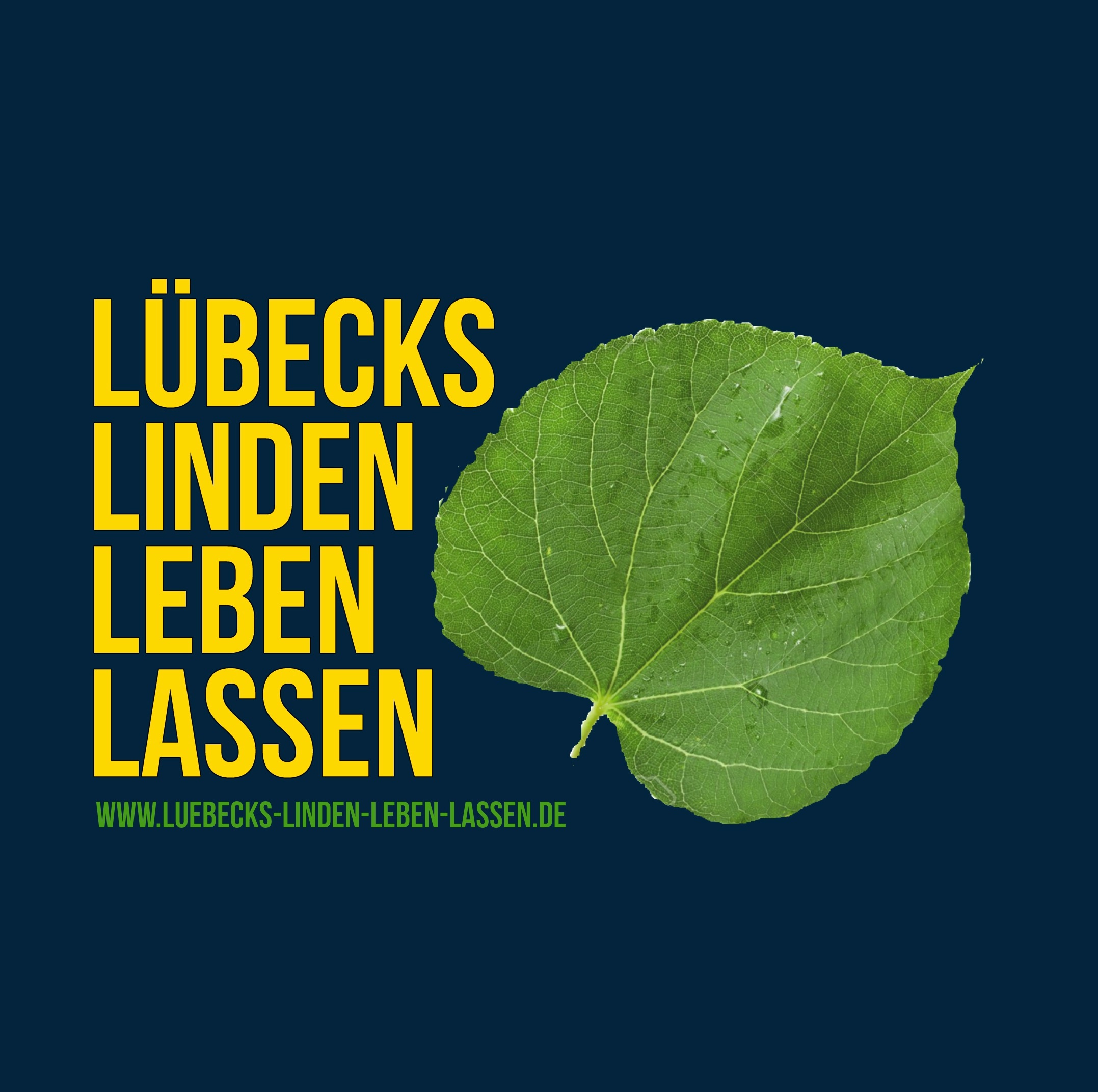 LINDEN LEBEN LASSEN Aufkleber