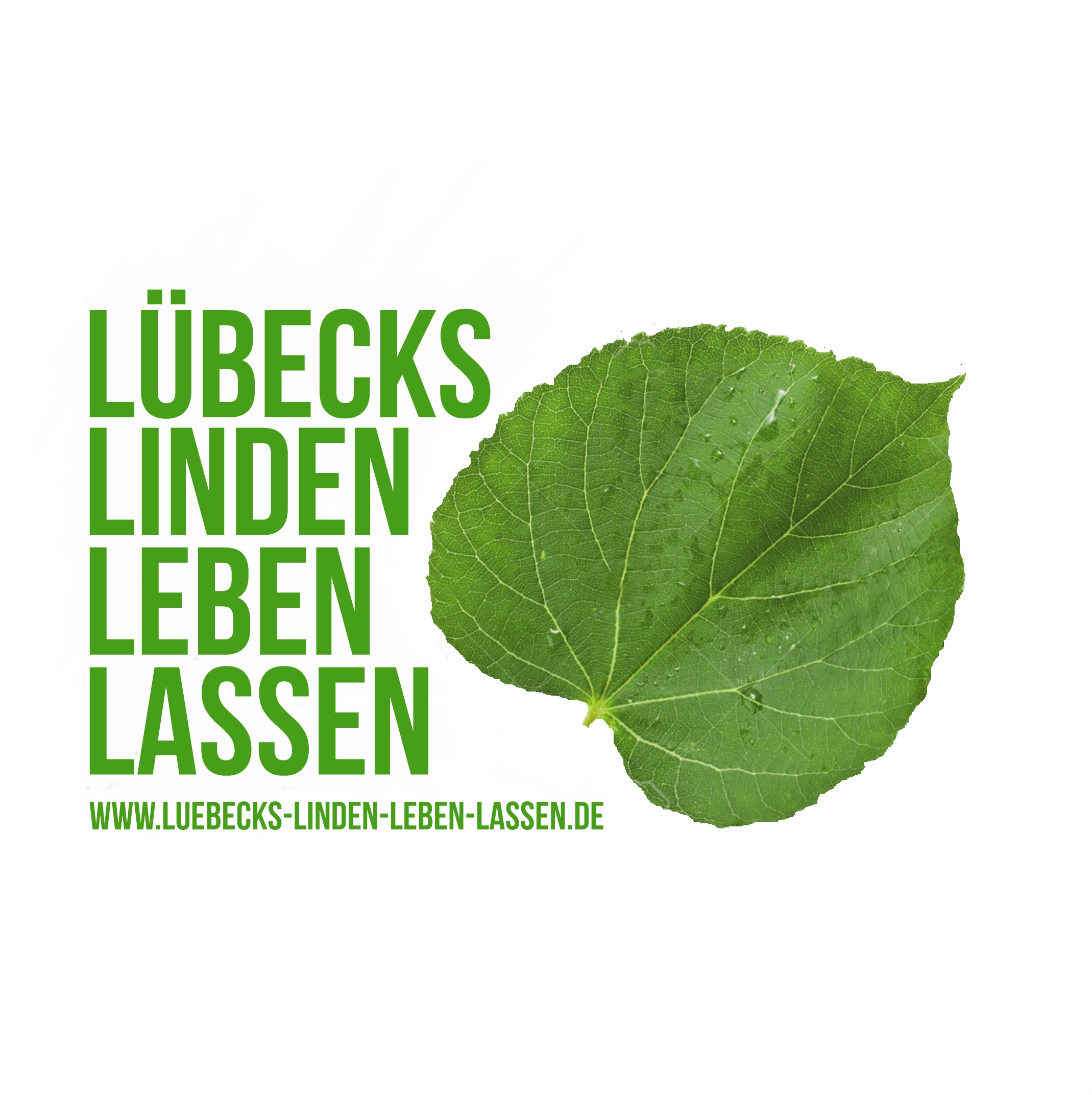 LINDEN LEBEN LASSEN Fensterschild